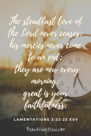 God's Mercies Are New Every Morning