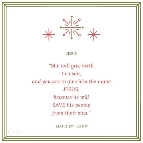 Jesus: A Christmas Reflection on God’s Gift of Salvation