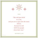 Jesus: A Christmas Reflection on God’s Gift of Salvation