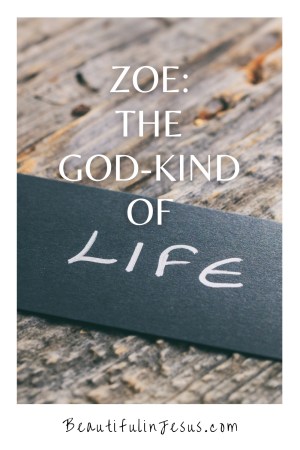 Zoe: The God-Kind of Life. A Bible Study