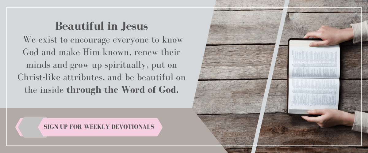 Beautiful in Jesus Weekly Devotionals